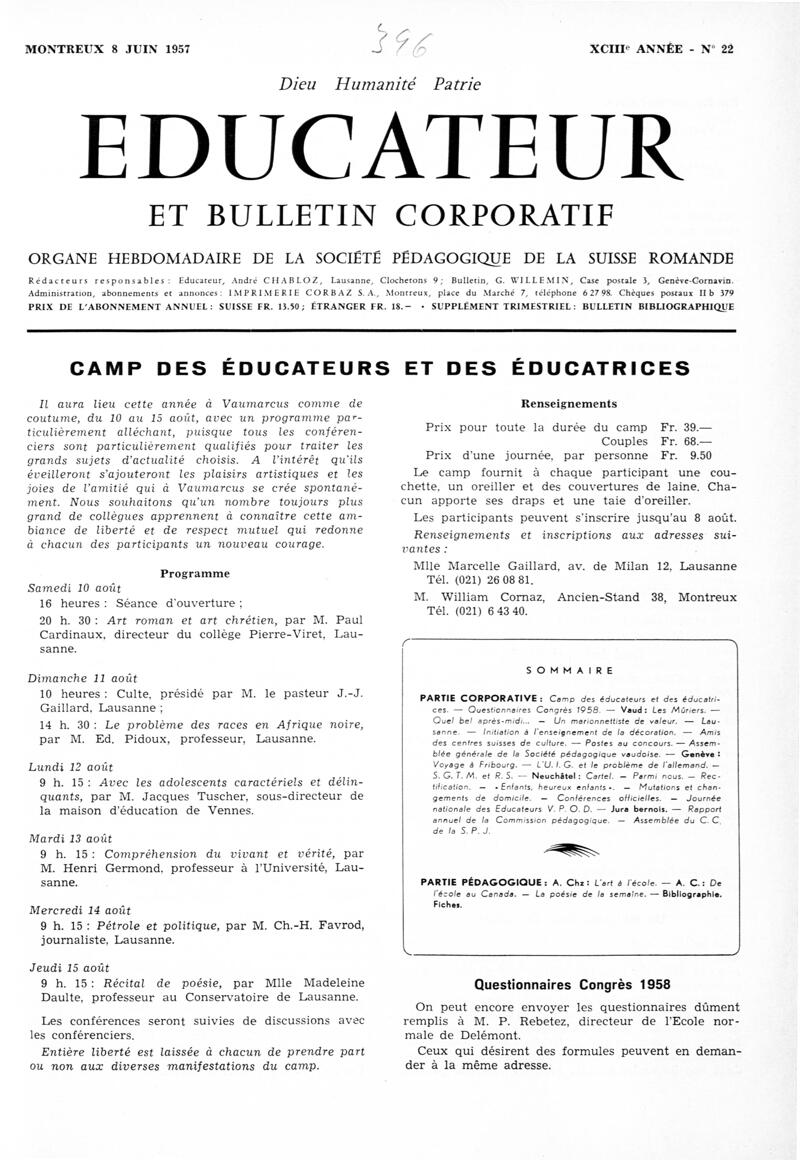 Buchumschlag - Heft 22