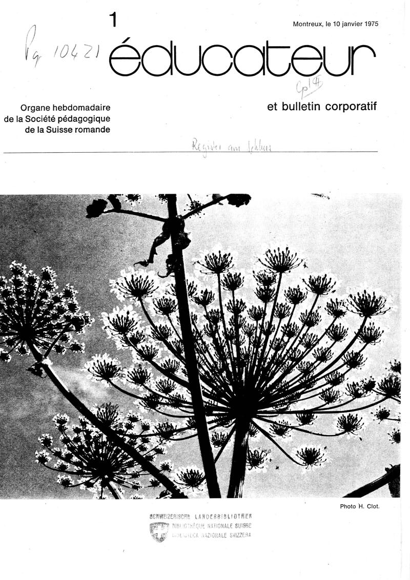 Buchumschlag - Heft 1