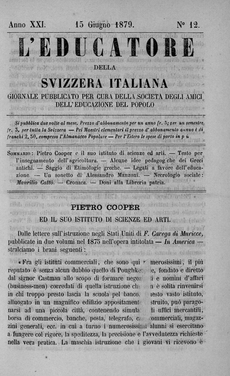 Buchumschlag - Heft 12