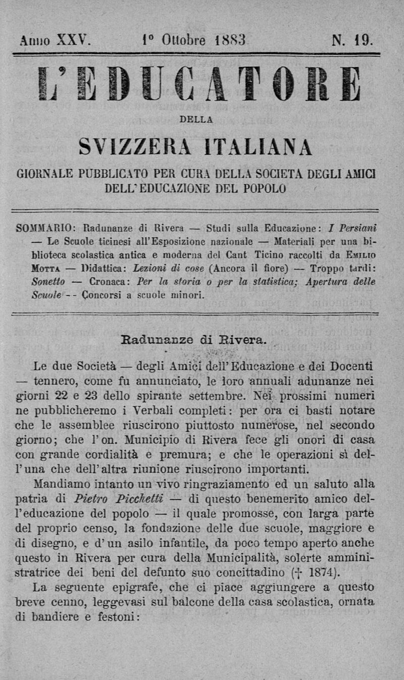 Buchumschlag - Heft 19