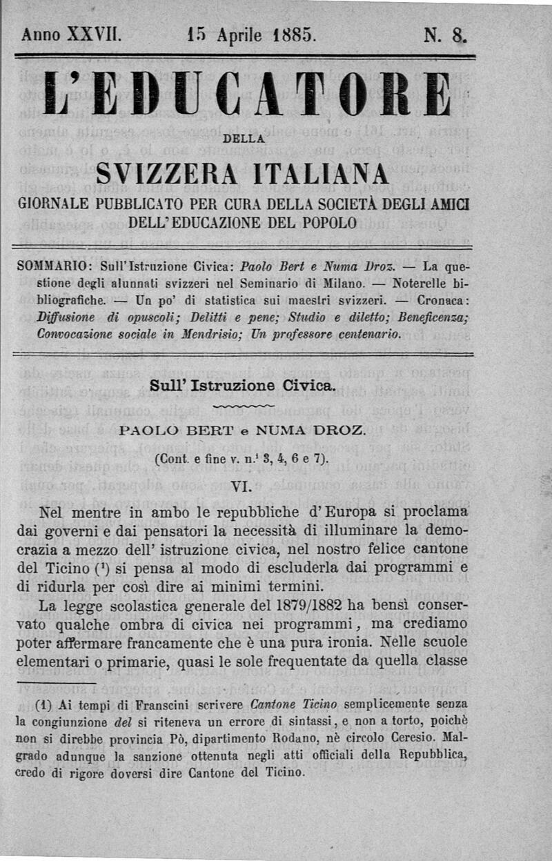 Buchumschlag - Heft 8