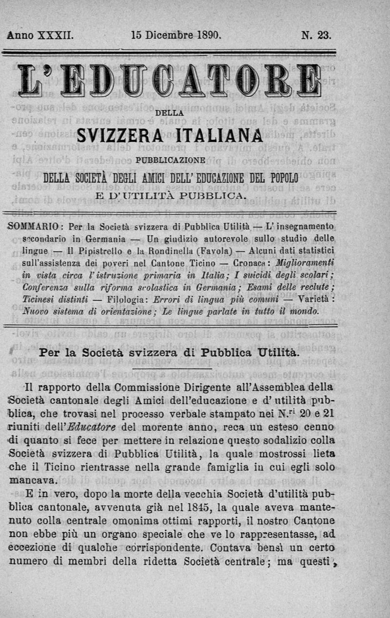 Buchumschlag - Heft 23