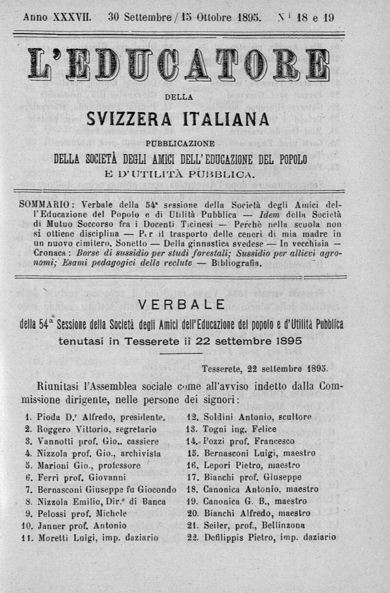 Buchumschlag - Heft 18-19