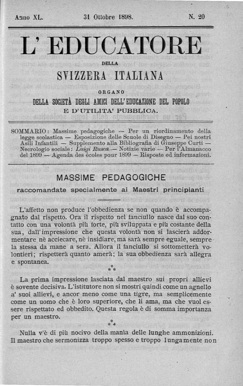 Buchumschlag - Heft 20