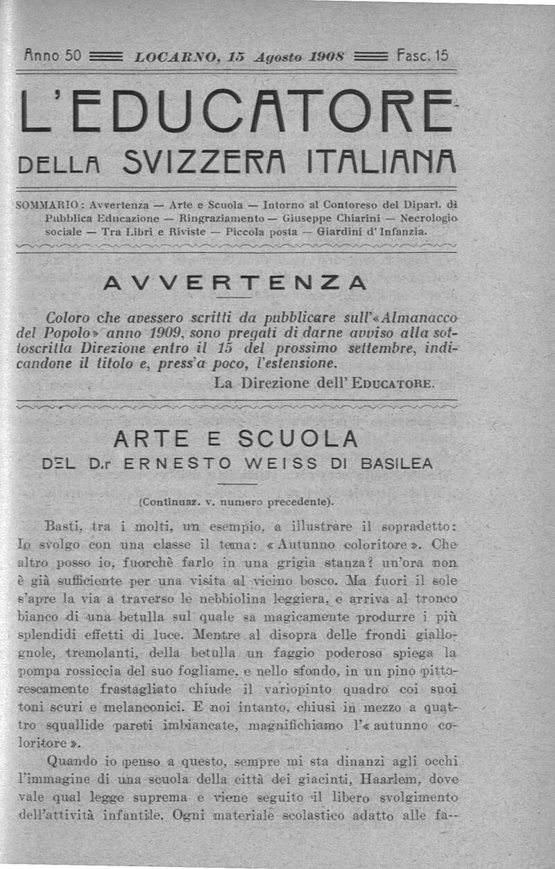 Buchumschlag - Heft 15