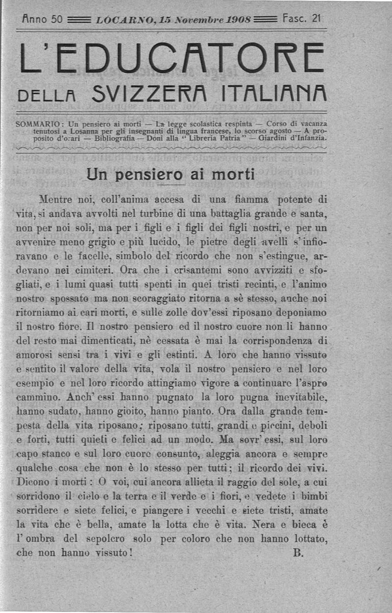 Buchumschlag - Heft 21