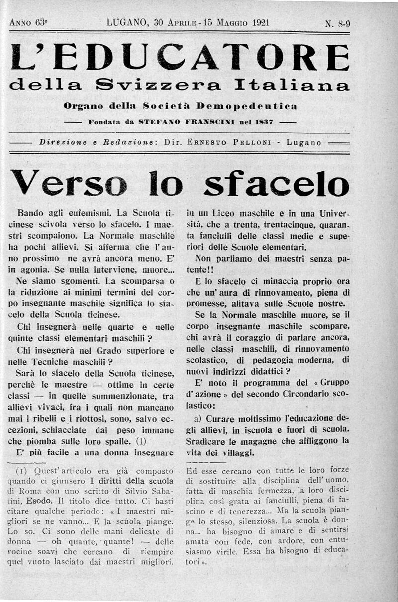 Buchumschlag - Heft 8-9