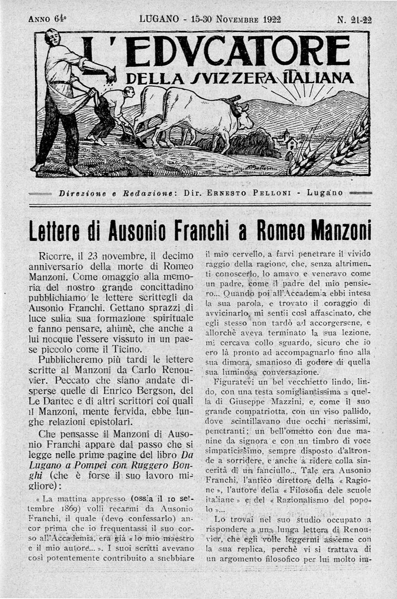 Buchumschlag - Heft 21-22