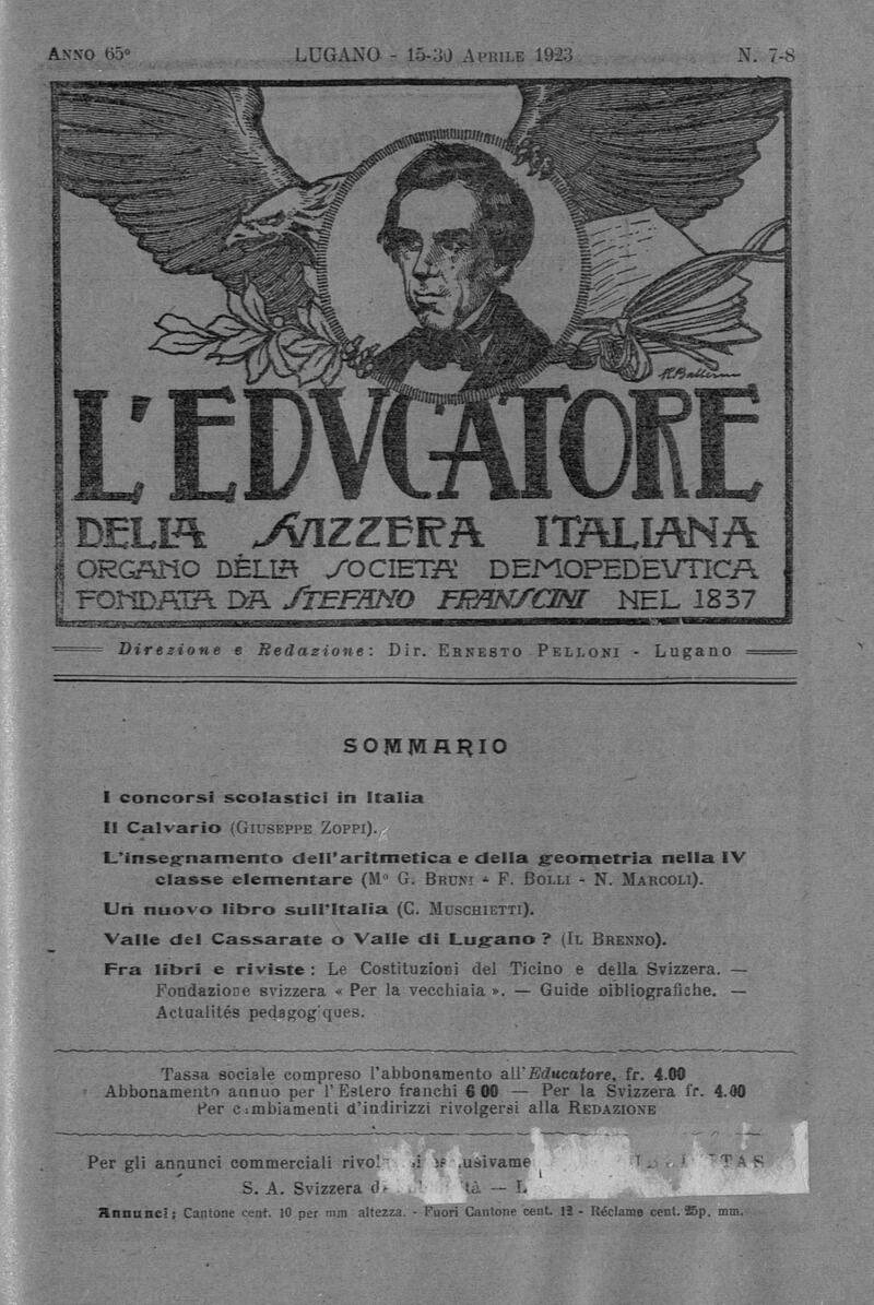 Buchumschlag - Heft 7-8