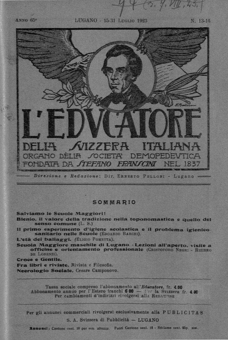 Buchumschlag - Heft 13-14