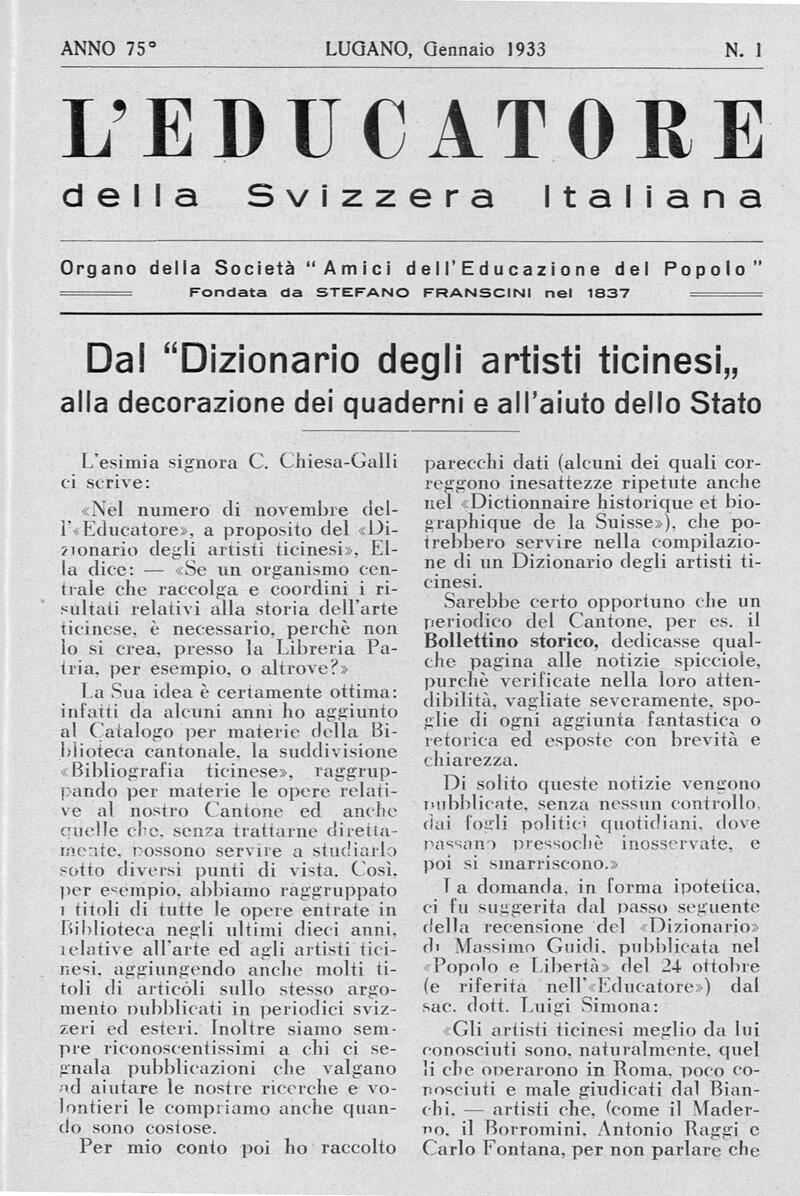 Buchumschlag - Heft 1