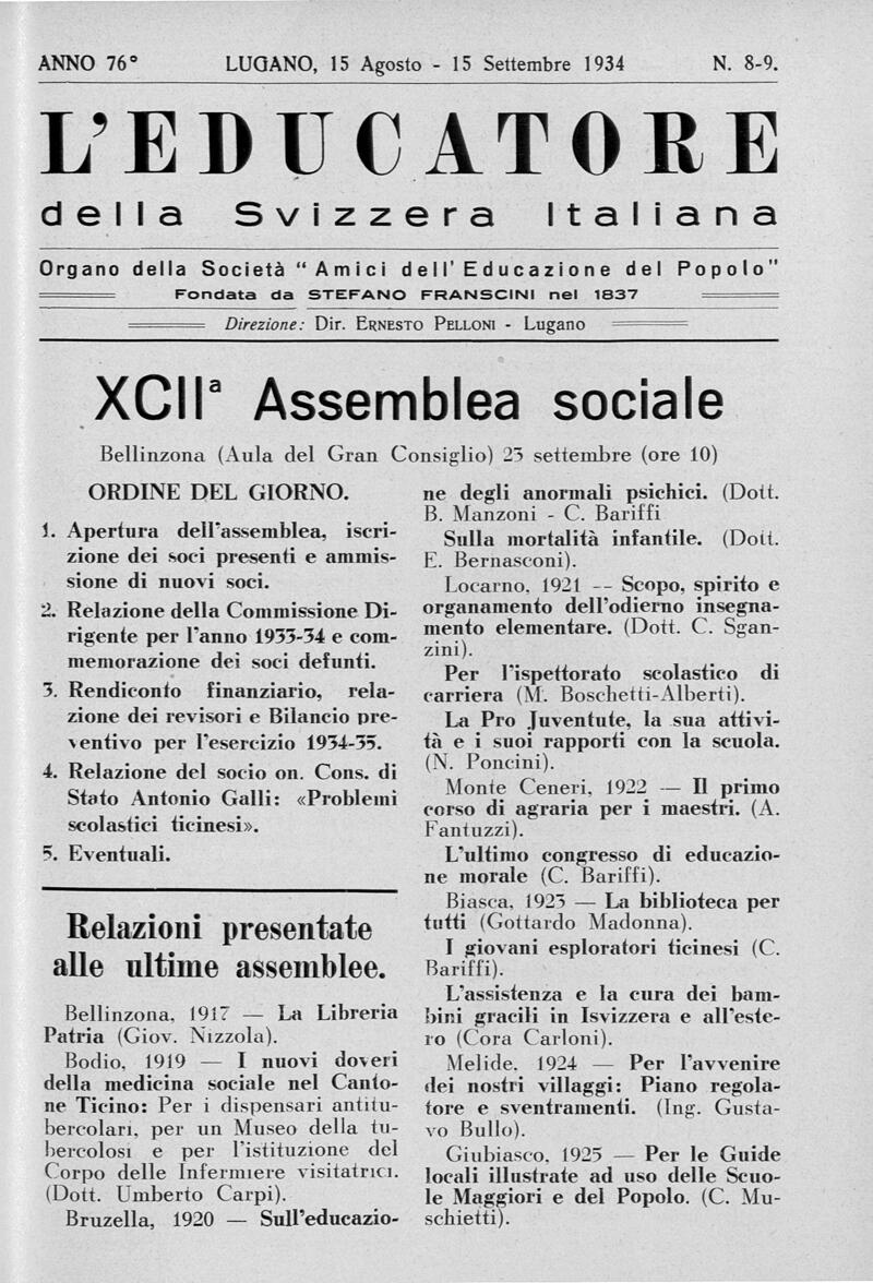 Buchumschlag - Heft 8-9