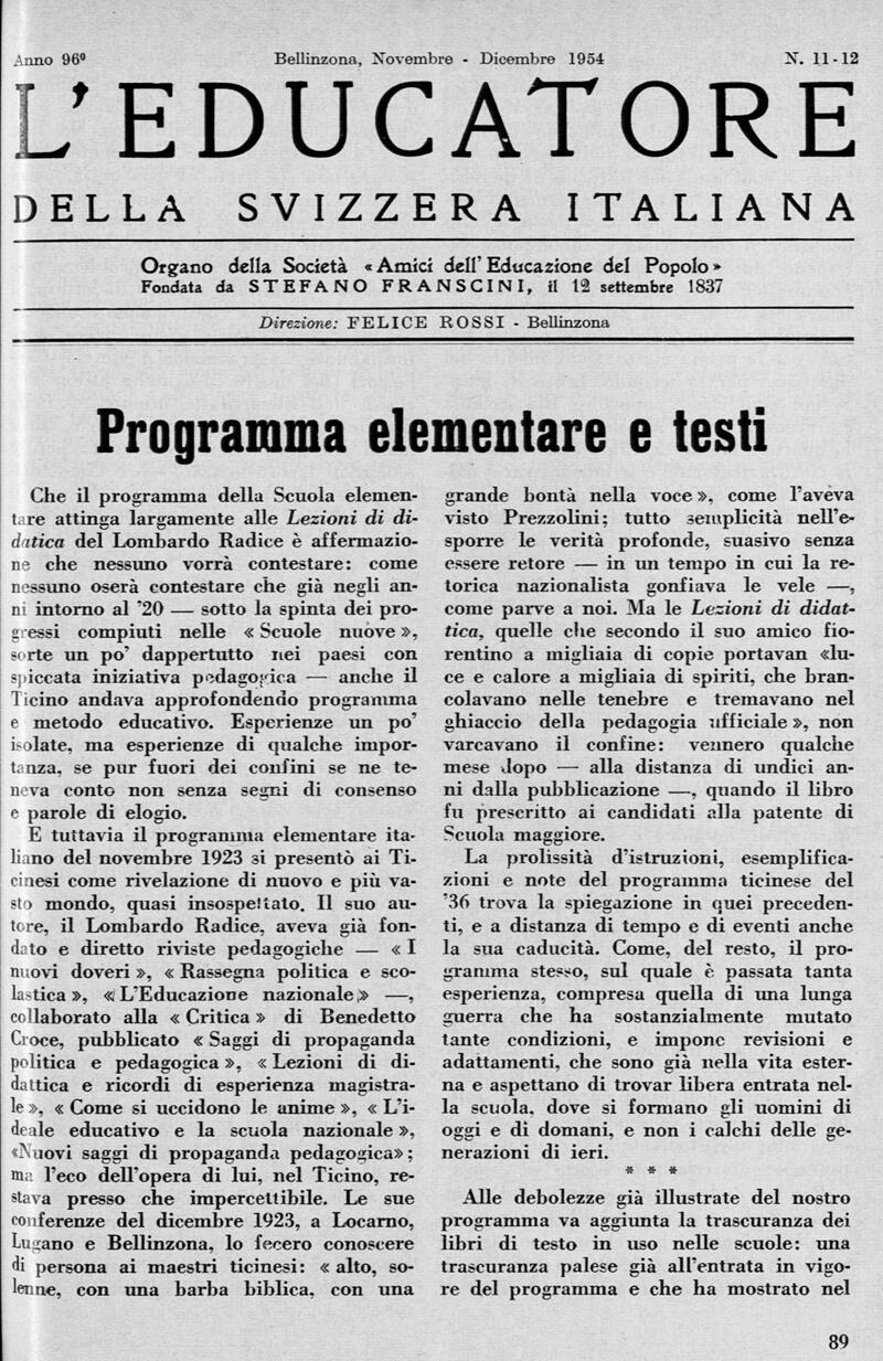 Buchumschlag - Heft 11-12