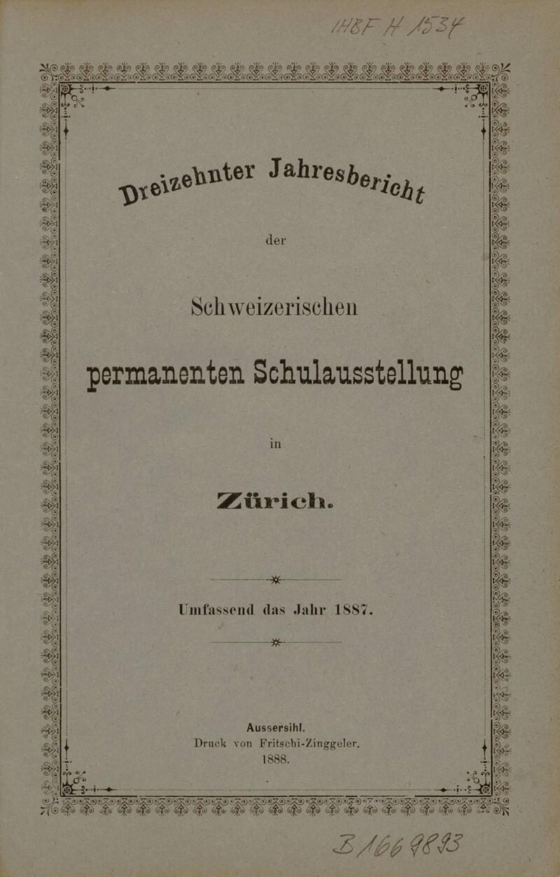 Buchumschlag - Band 13 (1887)