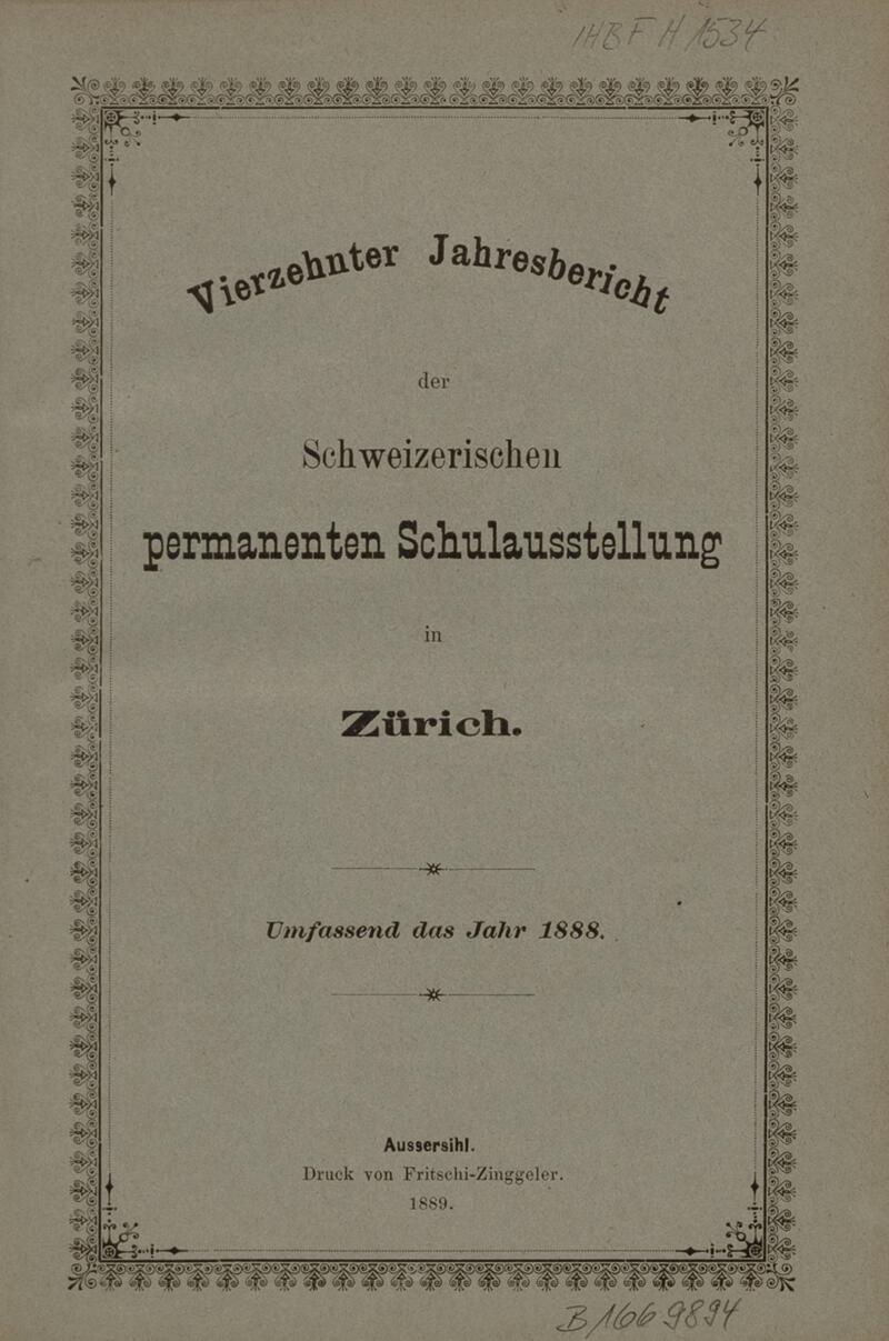 Buchumschlag - Band 14 (1888)