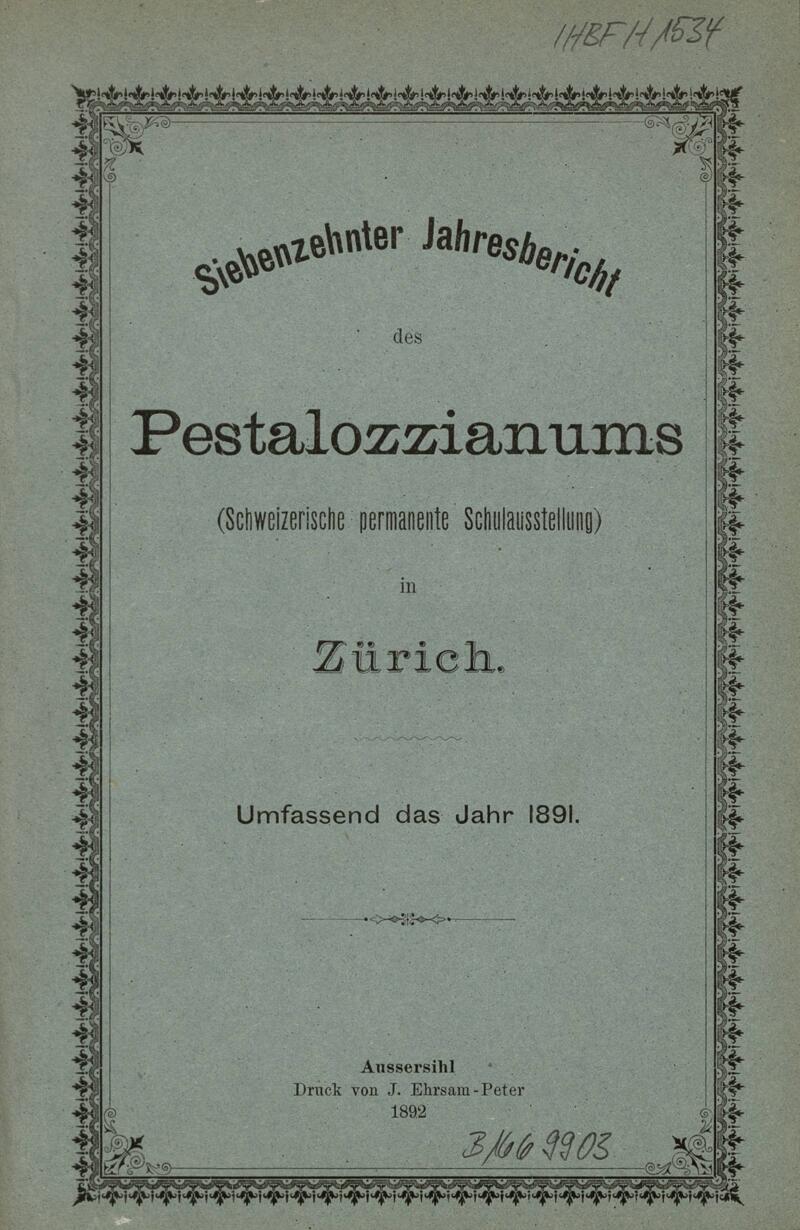 Buchumschlag - Band 17 (1891)