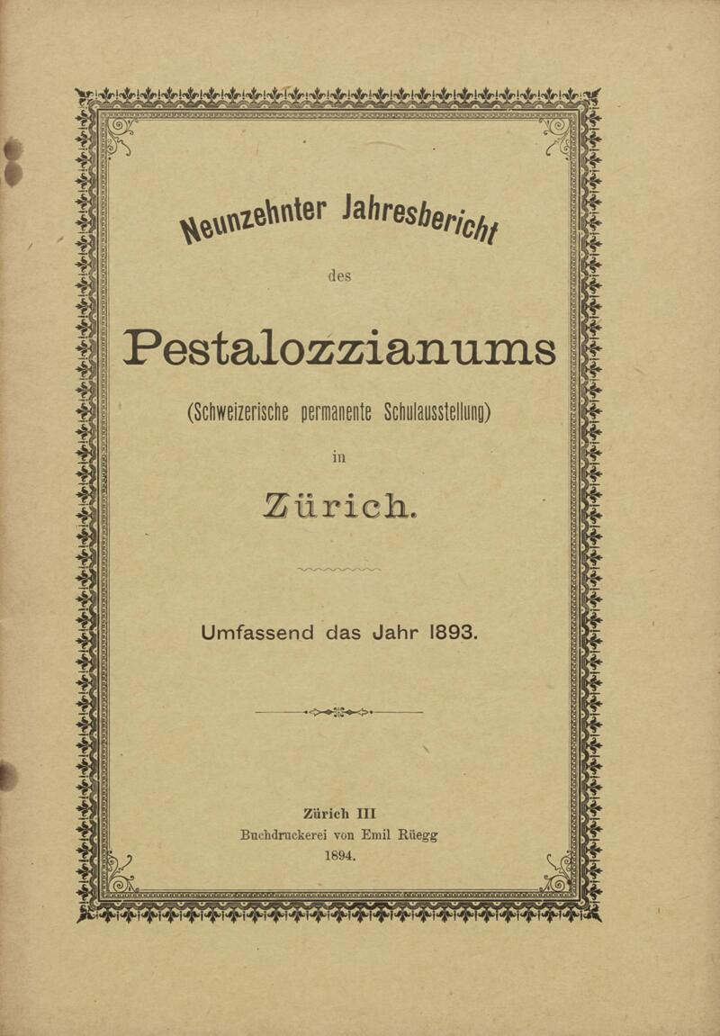 Buchumschlag - Band 19 (1893)