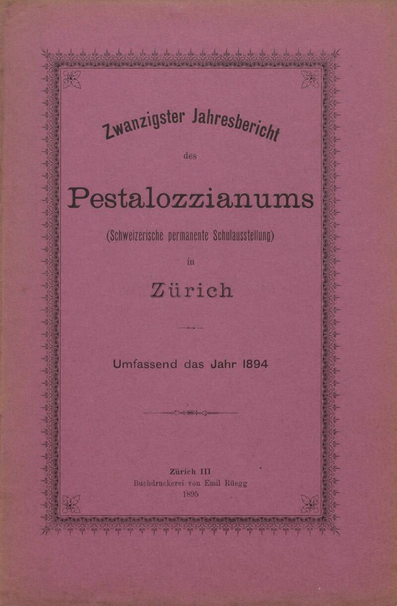 Buchumschlag - Band 20 (1894)