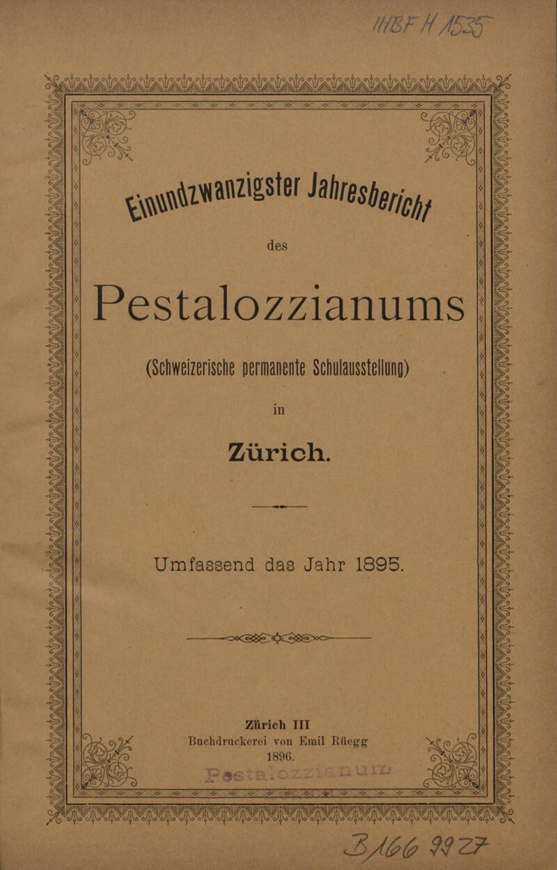 Buchumschlag - Band 21 (1895)