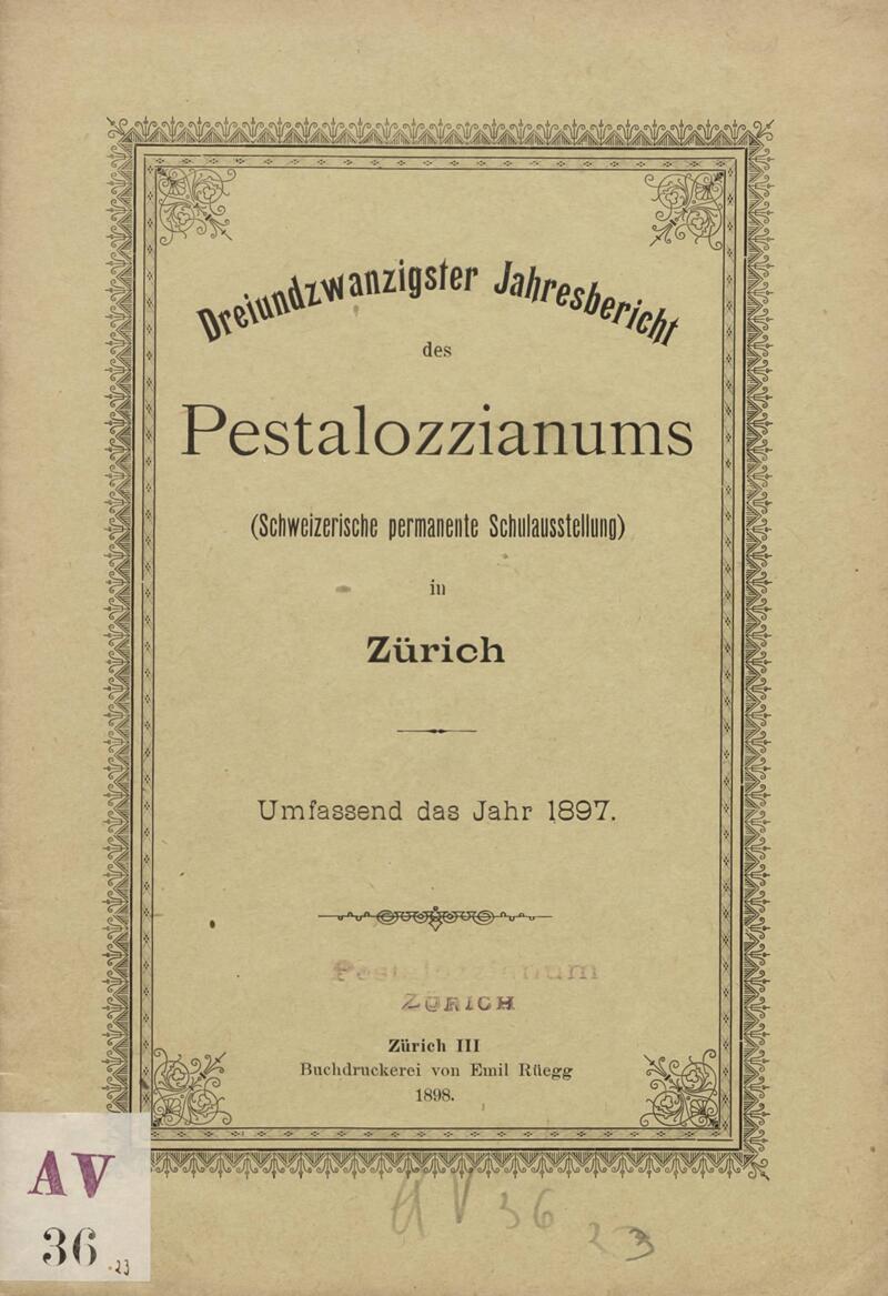 Buchumschlag - Band 23 (1897)