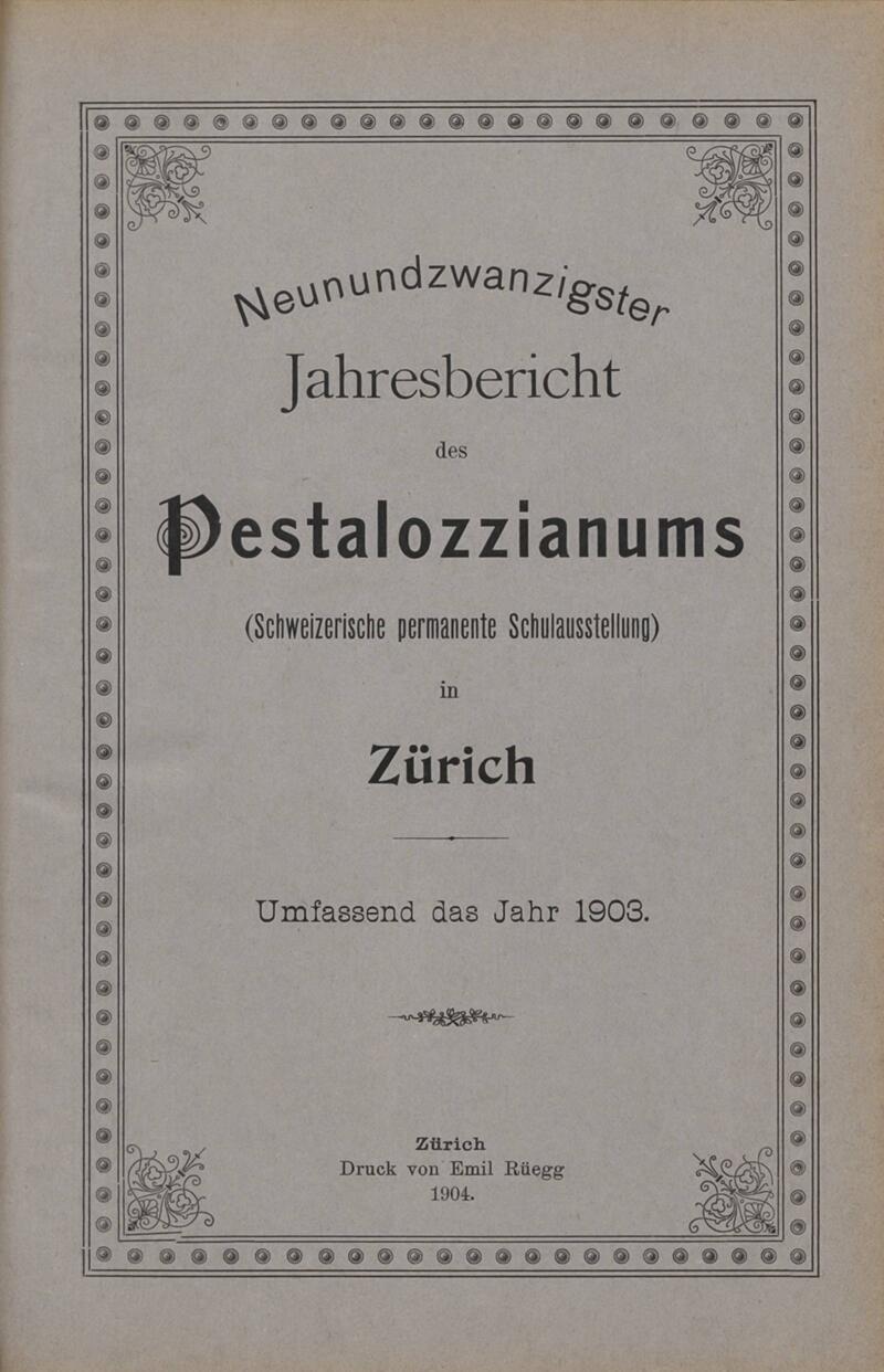 Buchumschlag - Band 29 (1903)