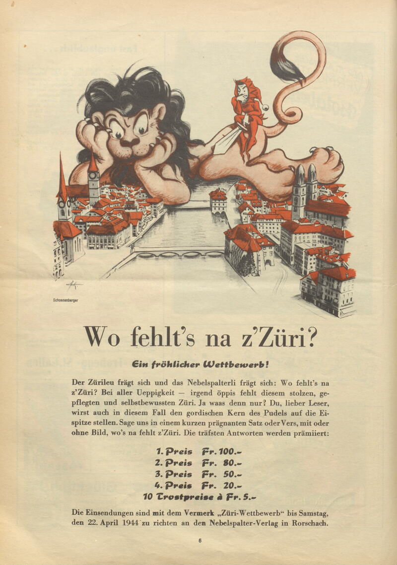 E Periodica Wo Fehlt S Na Z Zuri