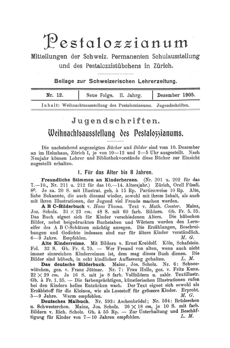 Buchumschlag - Heft 12