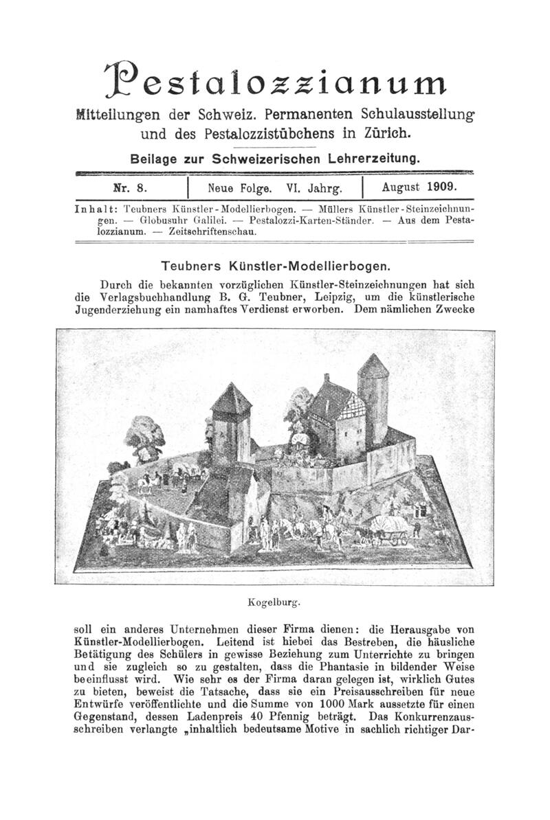 Buchumschlag - Heft 8