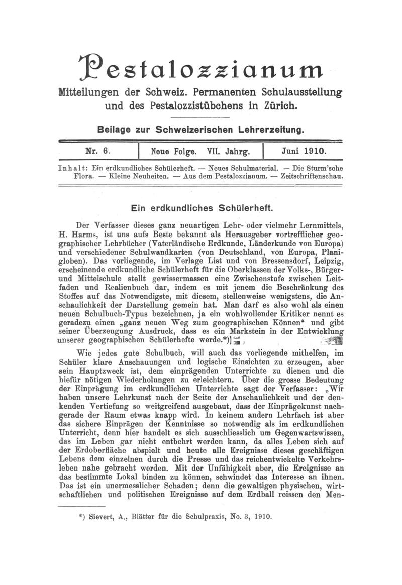 Buchumschlag - Heft 6