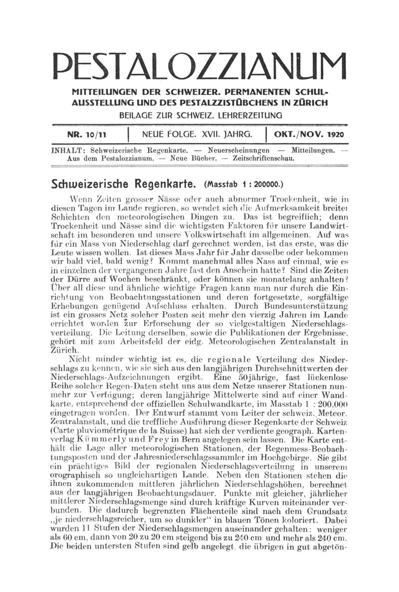 Buchumschlag - Heft 10-11