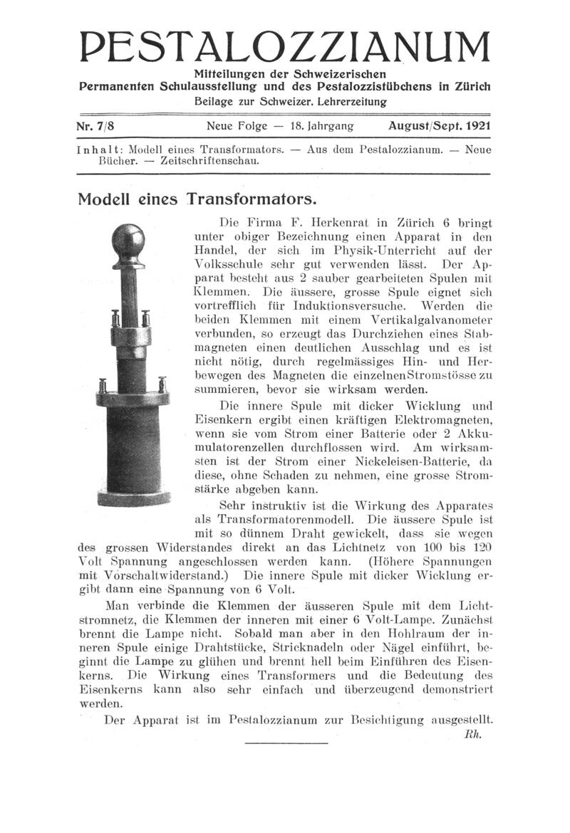 Buchumschlag - Heft 7-8