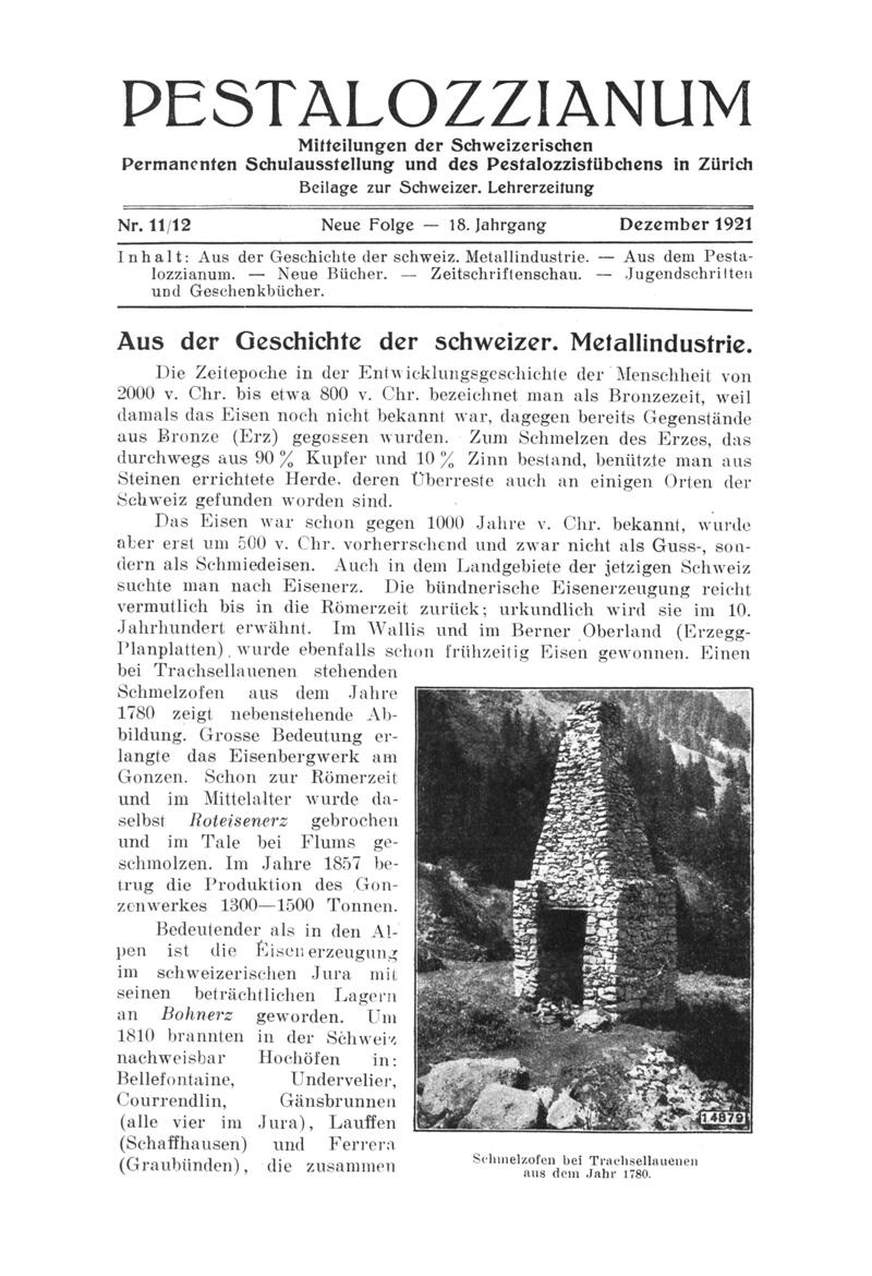 Buchumschlag - Heft 11-12