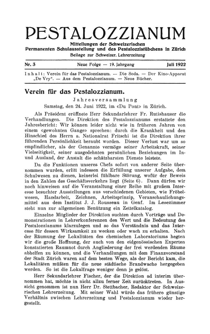 Buchumschlag - Heft 3
