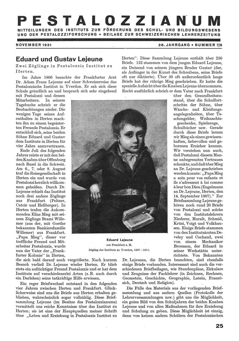 Buchumschlag - Heft 7-8