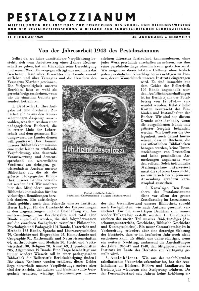 Buchumschlag - Heft 1