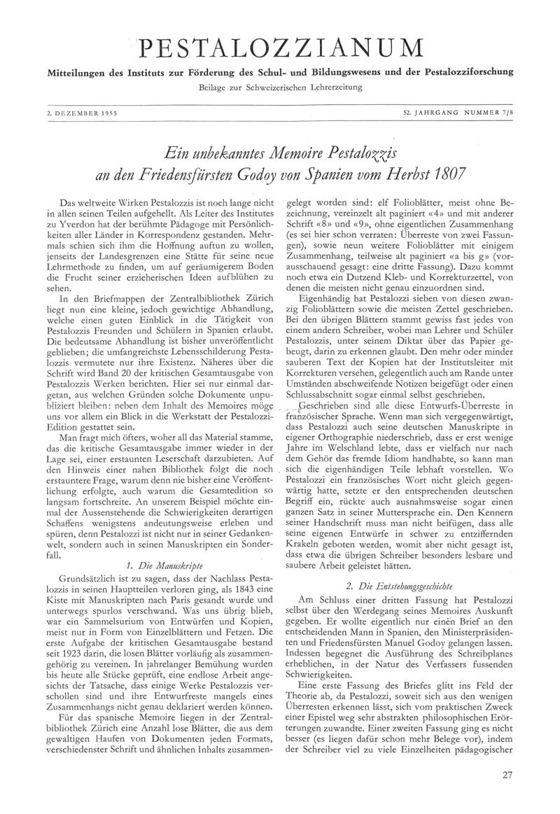 Buchumschlag - Heft 7-8