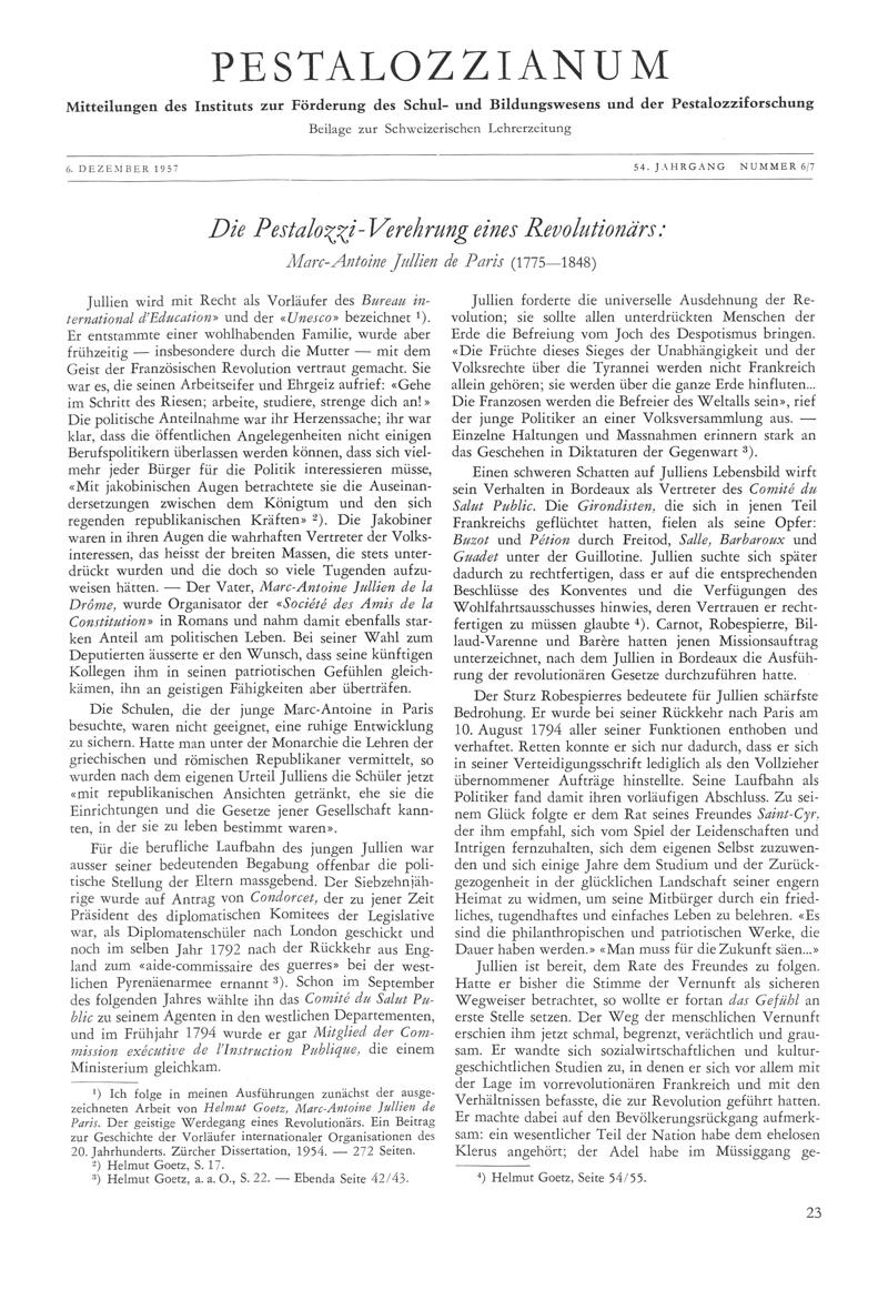 Buchumschlag - Heft 6-7