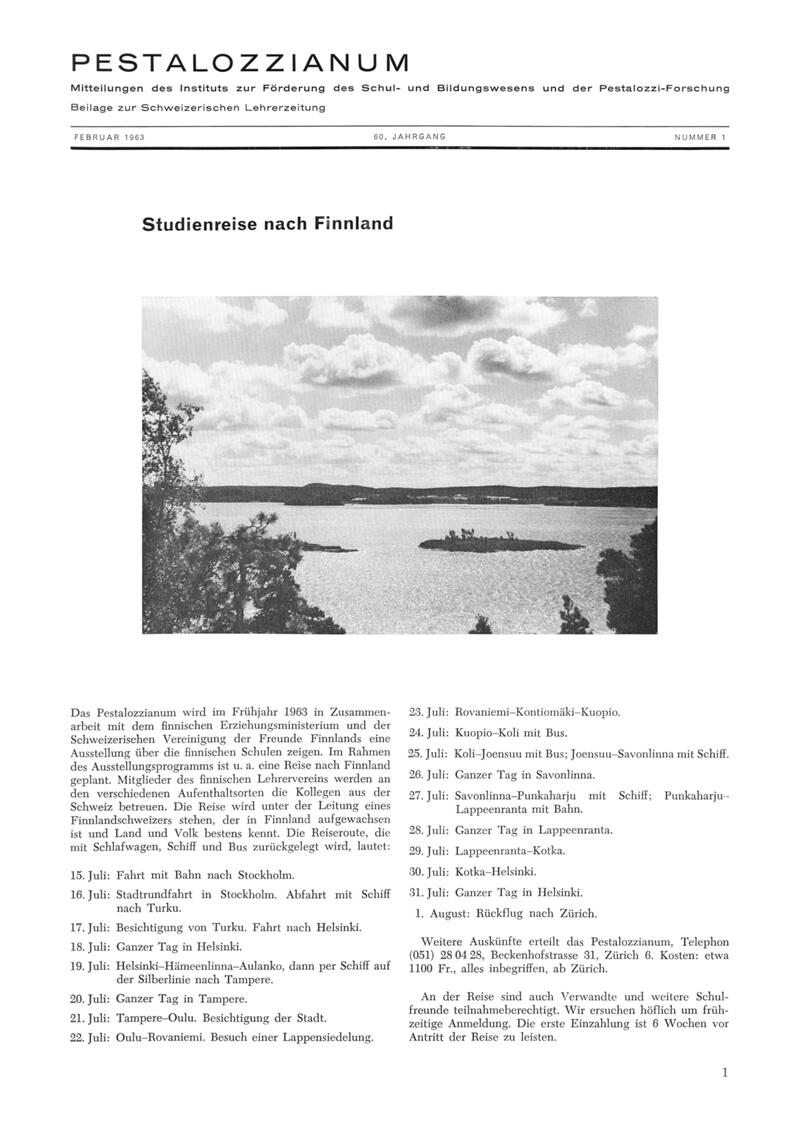 Buchumschlag - Heft 1
