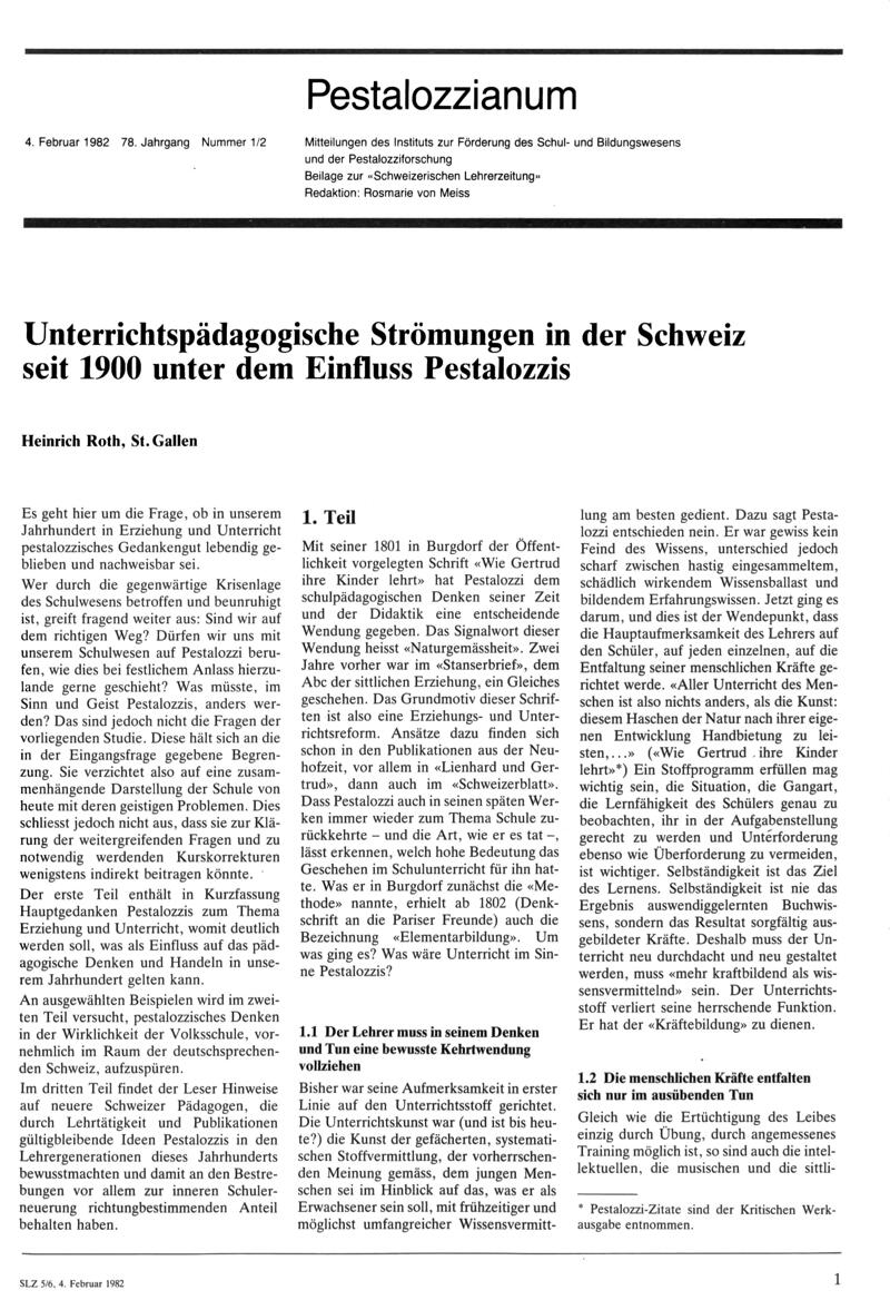 Buchumschlag - Heft 1-2