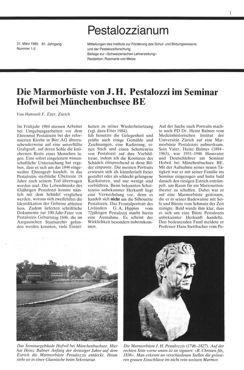 Buchumschlag - Heft 1-2