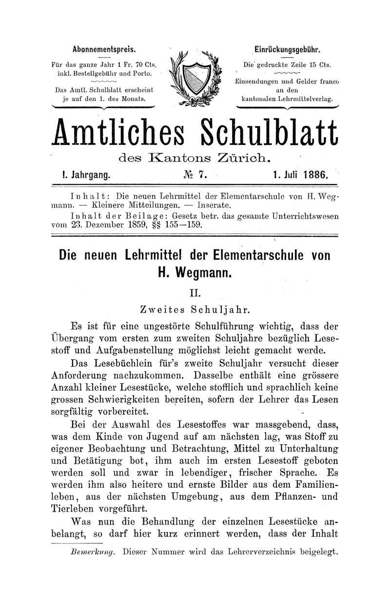 Buchumschlag - Heft 7