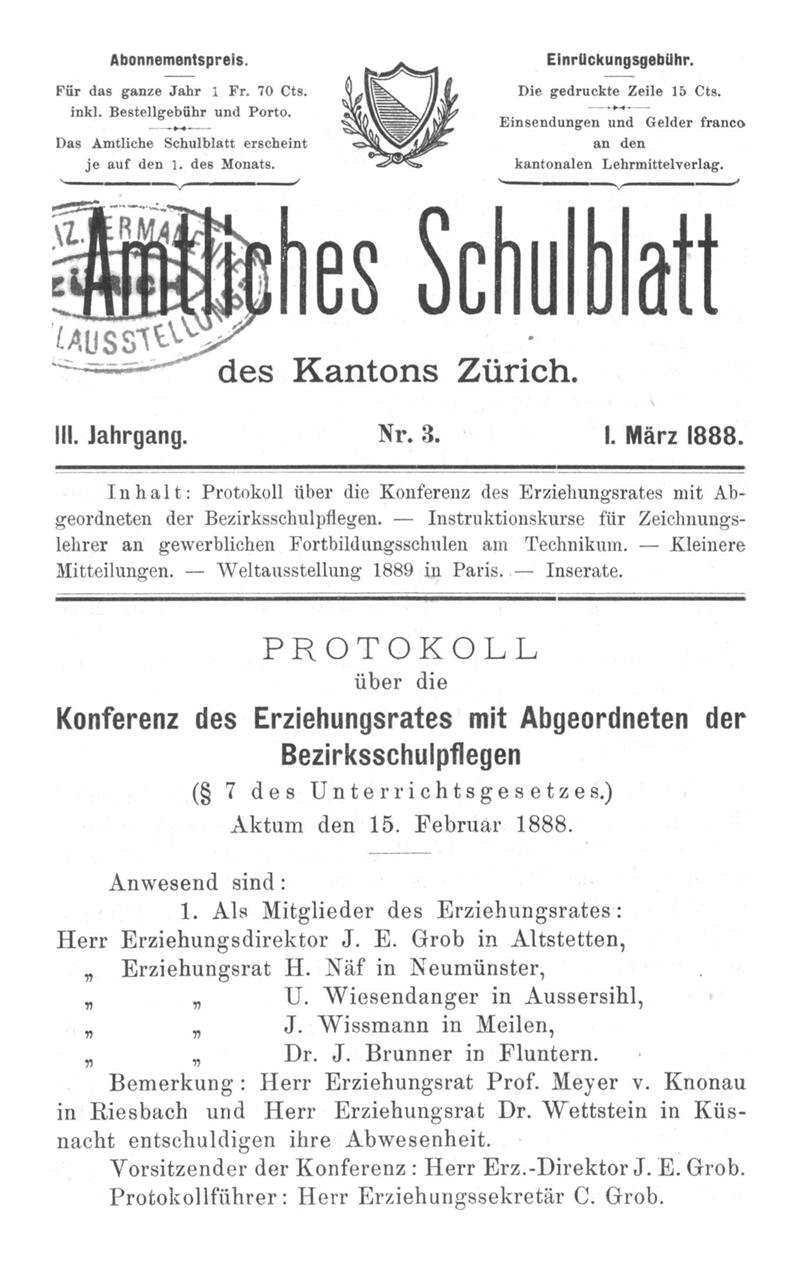 Buchumschlag - Heft 3