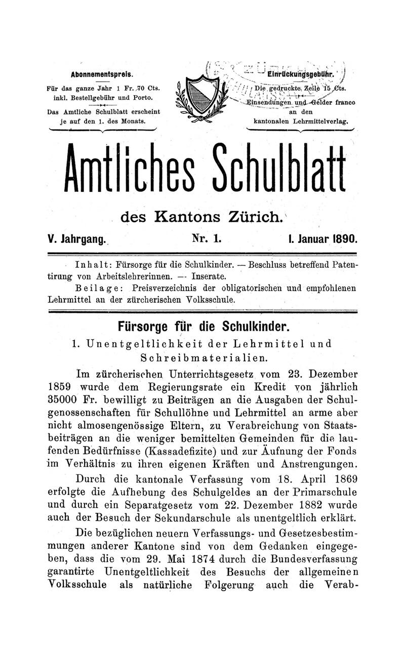 Buchumschlag - Heft 1