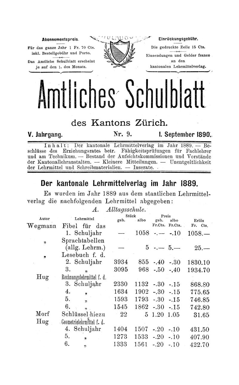 Buchumschlag - Heft 9