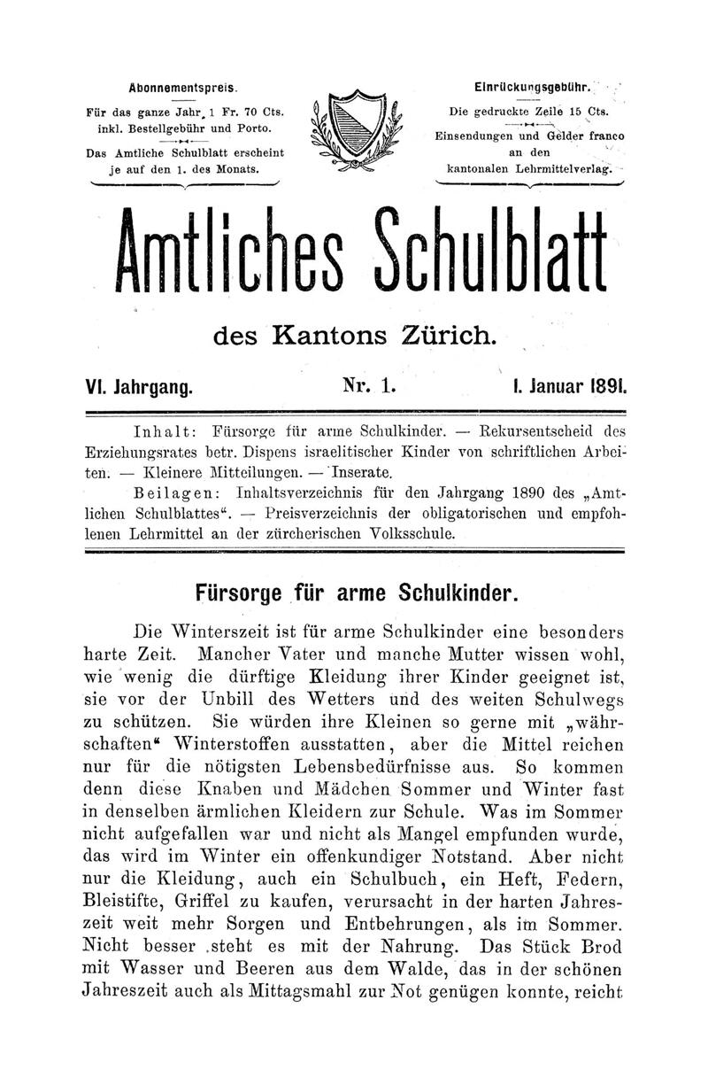 Buchumschlag - Heft 1