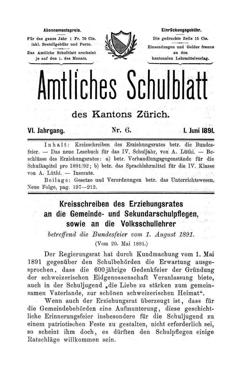 Buchumschlag - Heft 6