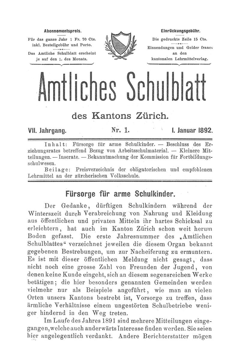 Buchumschlag - Heft 1