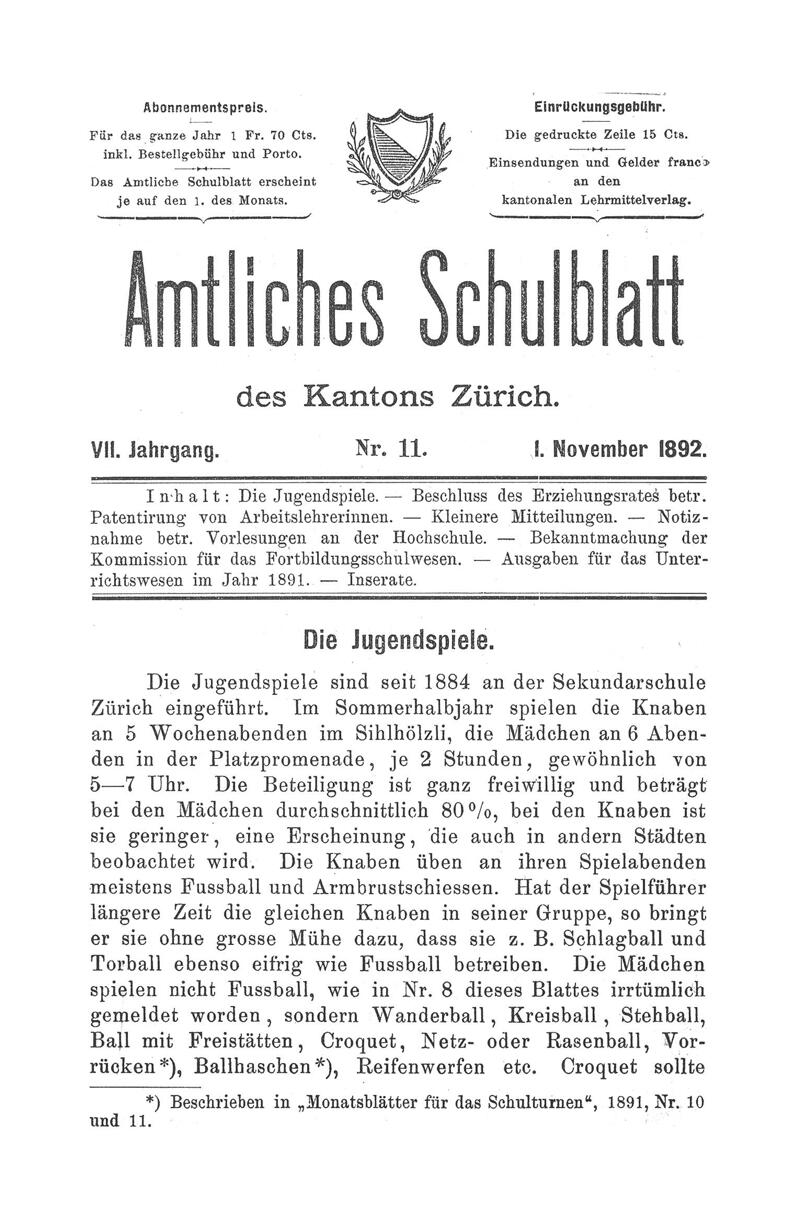 Buchumschlag - Heft 11