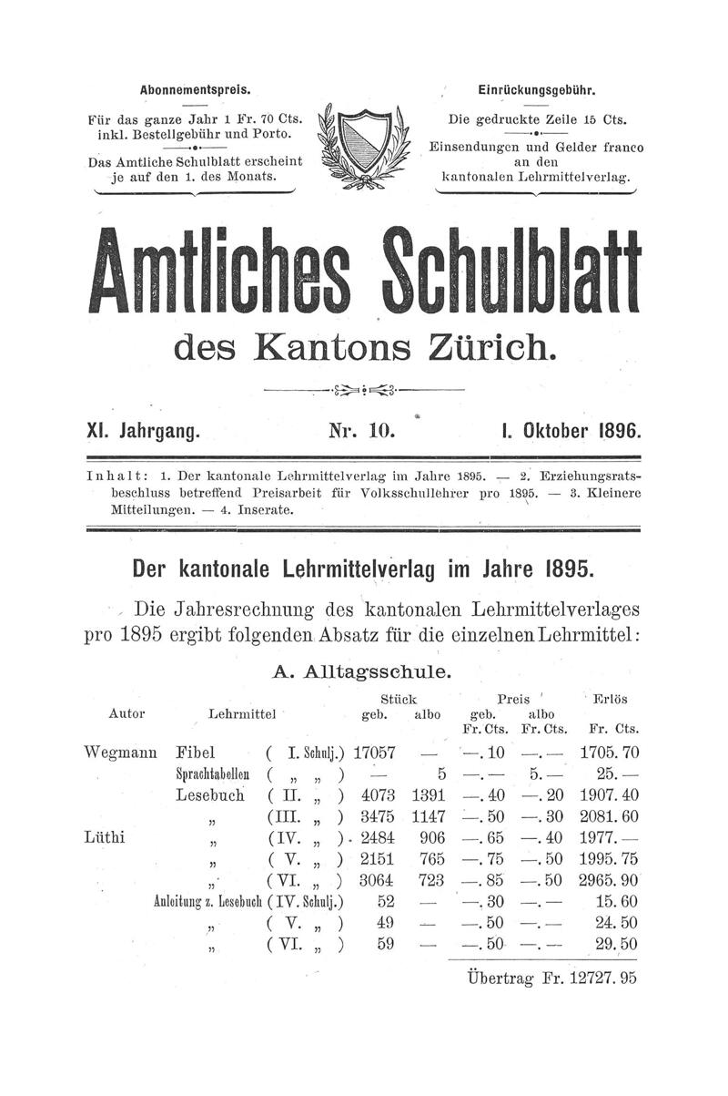 Buchumschlag - Heft 10