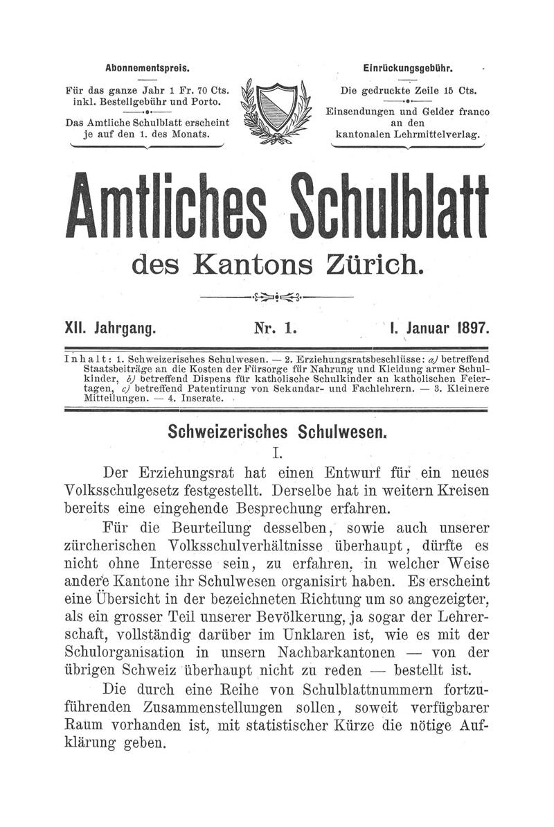 Buchumschlag - Heft 1